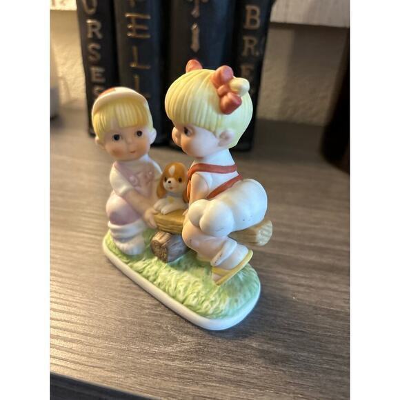 Loran and Lee Teeter Totter American Heirloom Porcelain - Picture 2 of 4